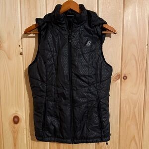 New Balance Black Puffer Vest